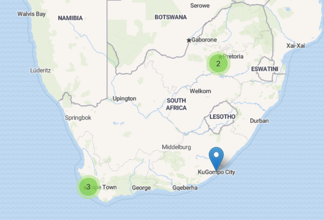 South Africa map